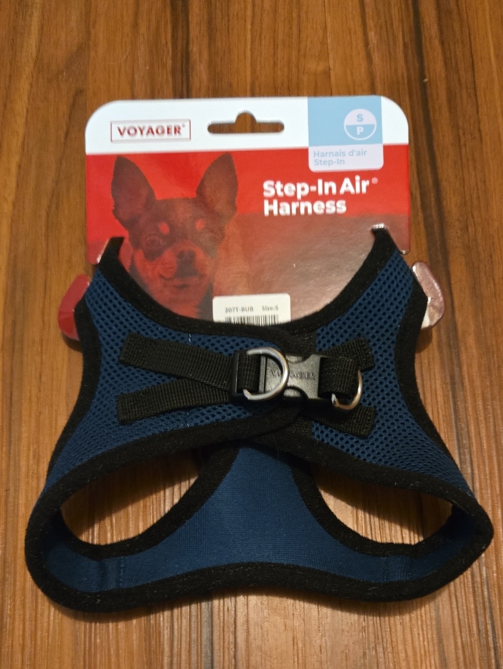 Voyager Step-In Air Dog Harness - Navy Blue & Black-USED